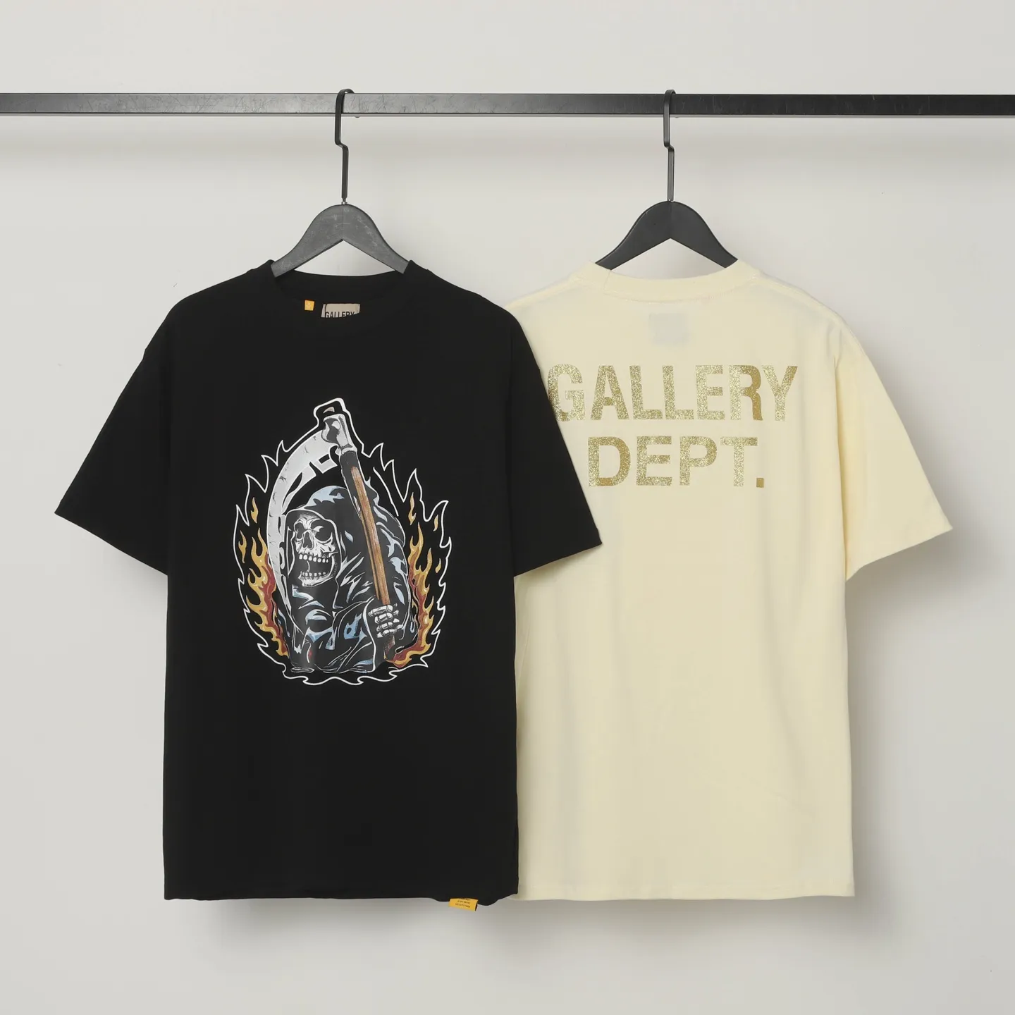 GALLERY.DEPT Summer new short-sleeved style No.: D3318P110 Color: Black Apricot Size: S M L XL